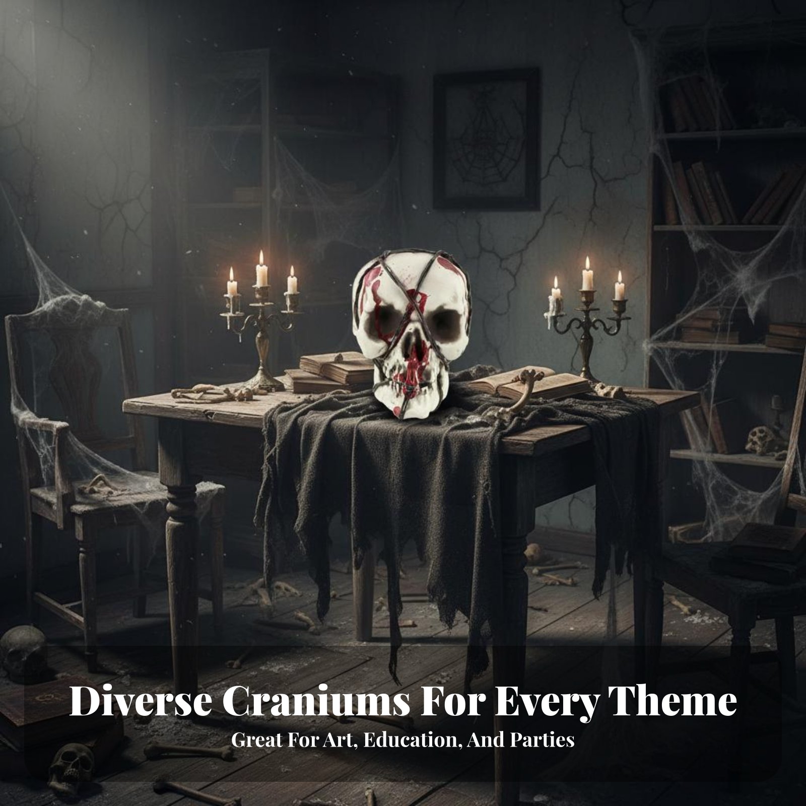 Realistic Skull Model Horror T – Decor Lighting & Decor Fires recenzja i cena