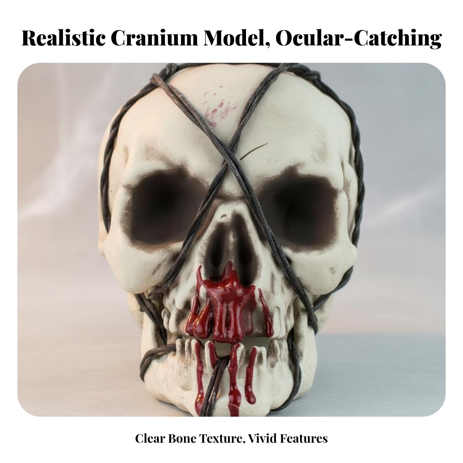 Realistic Skull Model Horror T – Decor Lighting & Decor Fires recenzja i cena