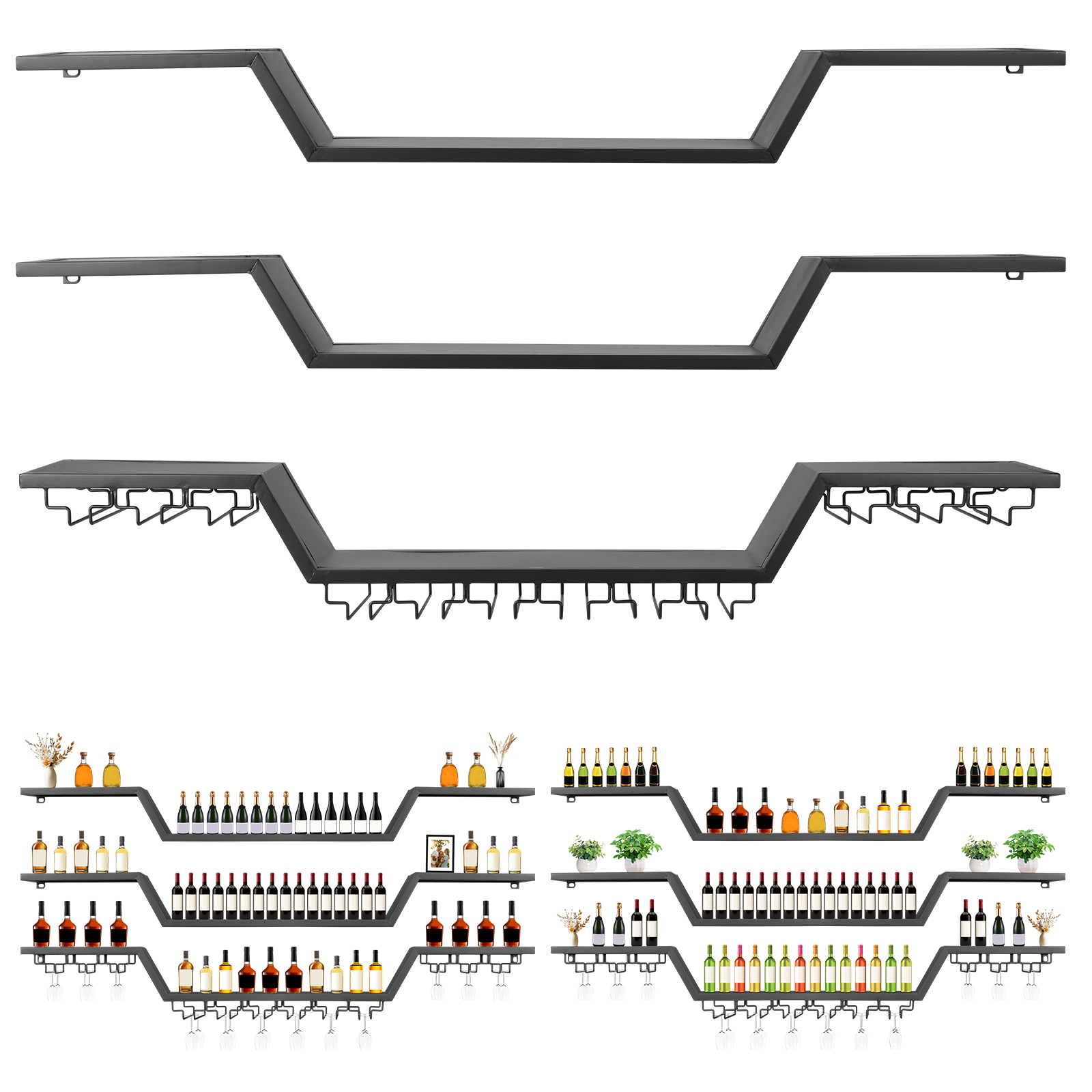 140x20cm Wall-Mount LED Wine R – Lighting Metal Wall Decor recenzja i cena