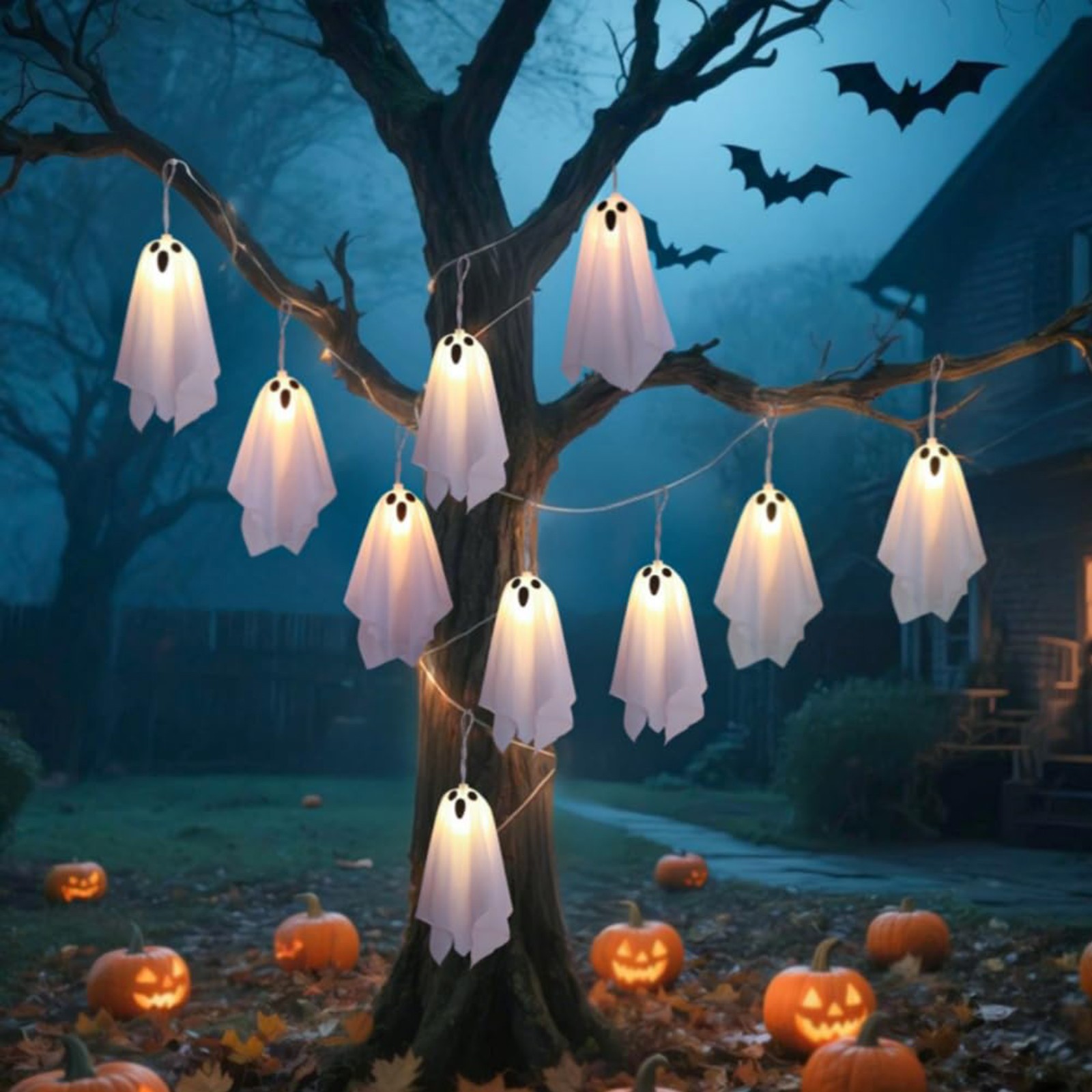 Haunted House Decor Halloween  – Lighting Decor For House recenzja i cena