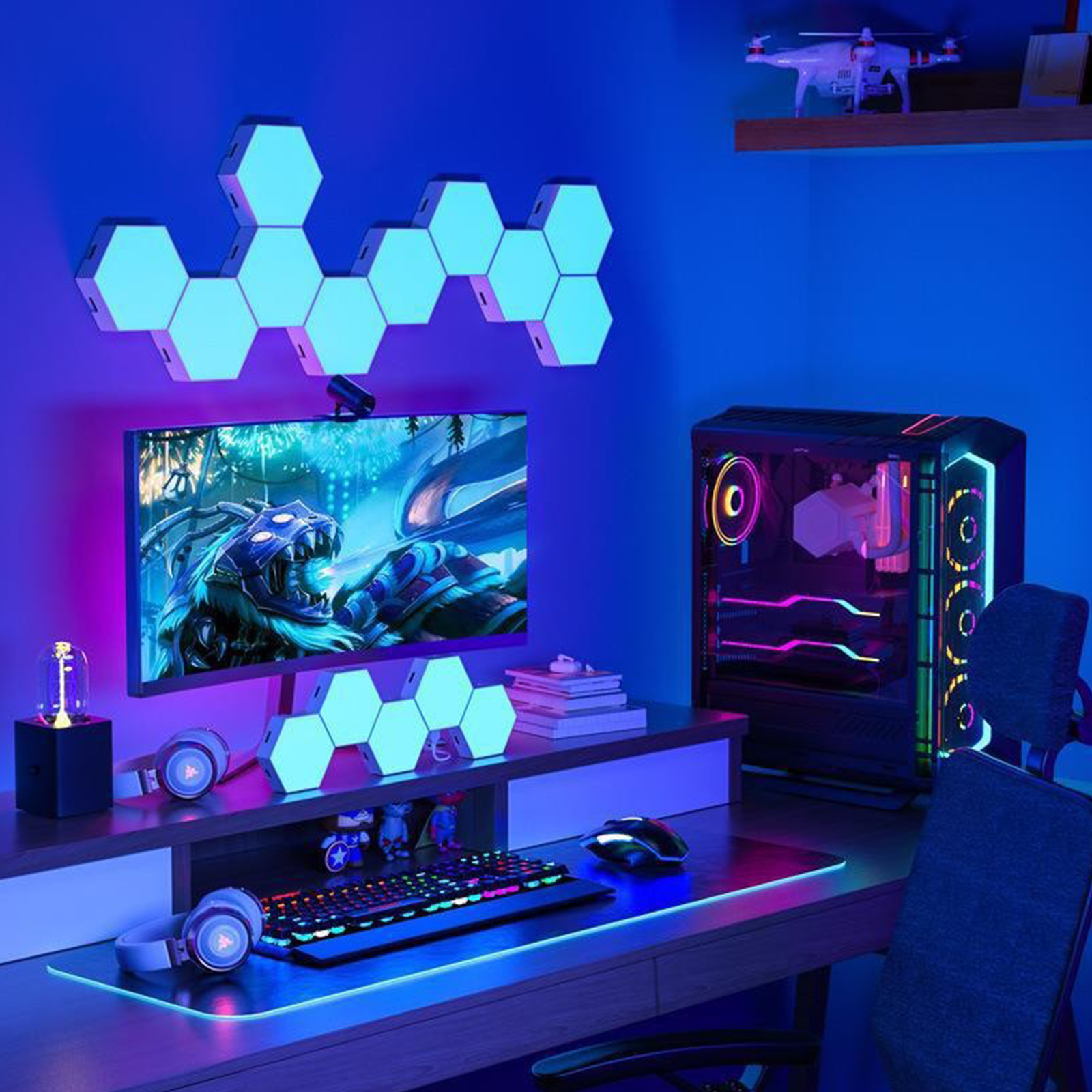 Remote control geometric hexag – Lighting Decor In Room recenzja i cena