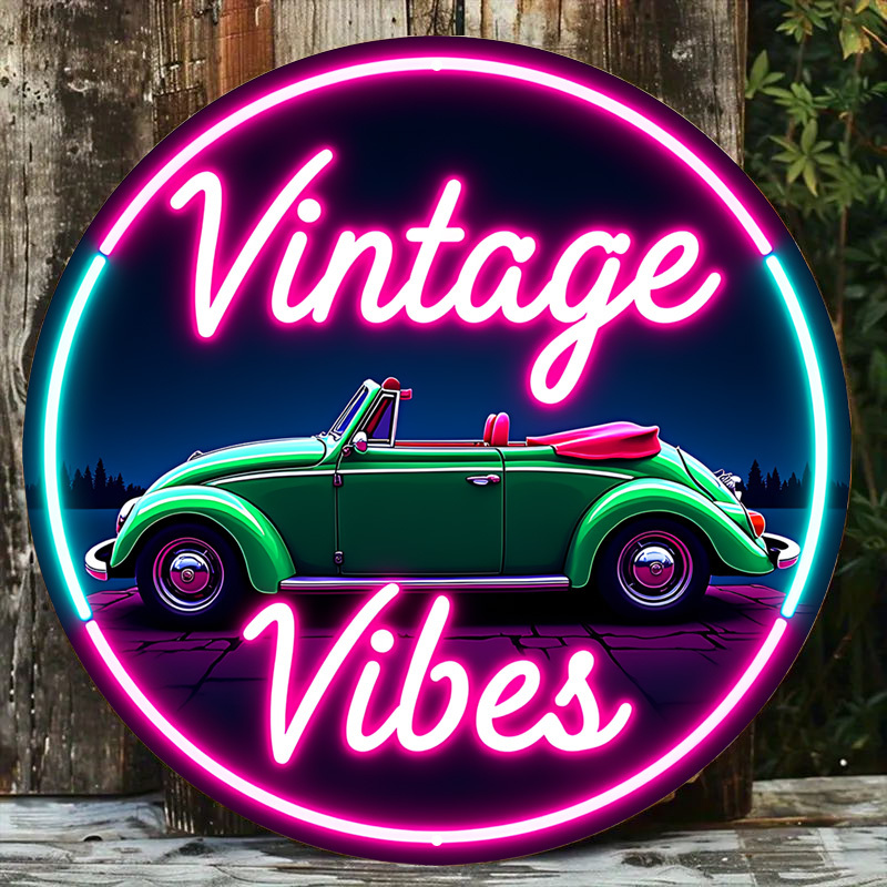 Vintage Neon Open Car Sign - R – Lighting Decor For House recenzja i cena